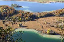 Biosphoto | 1249723 | Lakes Grand Maclu and Ilay in the Jura France | &copy; Michel Rauch / Biosphoto