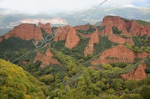Biosphoto | 1941915 | Landscape Las Medulas Natural Park - Spain  | &copy; Jean-Philippe Vantighem / Biosphoto