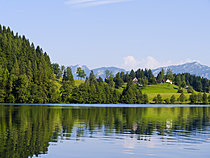 Biosphoto | 2621570 | Le lac Gleinkersee dans le Totes Gebirge (massif mort) près de Windischgarsten. Europe, Europe centrale, Autriche, été. | &copy; Martin Zwick / Biosphoto