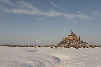 Biosphoto | 1233576 | Le Mont-Saint-Michel en hiver Manche France | &copy; Vincent M. / Biosphoto
