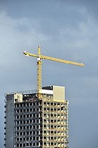 Biosphoto | 1603531 | Lufthansa high-rise building, headquarters of the German airline until 2007, Deutzer bank of the Rhine River, maxCologne redevelopment project, renovation until 2012, Cologne, North Rhine-Westphalia, Germany, Europe | © Walter G. Allgoewer / imageBROKER / Biosphoto