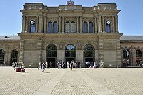 Biosphoto | 1604245 | Mainz Central Station, built between 1882 and 1884, based on the design by Philipp Johann Berdelle, Mainz, Rhineland-Palatinate, Germany, Europe | © Walter G. Allgoewer / imageBROKER / Biosphoto