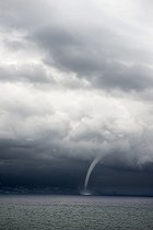 Biosphoto | 2057619 | Marine Waterspout in the Bay of Genoa - Italy | &copy; Christophe Suarez / Biosphoto