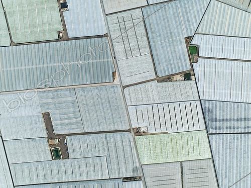 Biosphoto | 2544236 | Masses of shimmering plastic greenhouses near El Ejido. Aerial view. Drone shot. Almería province, Andalusia, Spain. | &copy; Thomas Dressler / Biosphoto