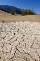 Biosphoto | 1249431 | Mesquite Sand Dune et boue séchée Vallée de la Mort USA | &copy; Daniel Heuclin / Biosphoto