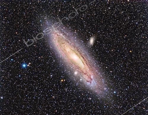 Biosphoto | 2484107 | Messier 31, the Andromeda Galaxy. This image captured with a telescope and a scientific CCD camera. | © Reinhold Wittich / Stocktrek Images / Biosphoto
