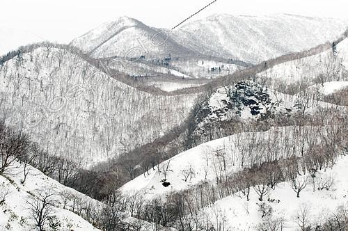 Biosphoto | 2279135 | Montagnes en hiver, Rausu, Hokkaido, Japon | &copy; Henry Ausloos / Biosphoto