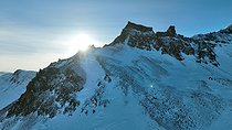 Biosphoto | 2602148 | Mountains bordering Scoresby Strait, Scoresbysund in the south, Greenland | &copy; Pierre Vernay / Biosphoto