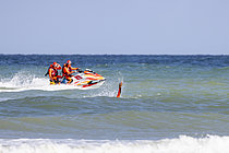 Biosphoto | 2609988 | Nautical brigade of the firefighters of Calais in training, Sangatte, France. | &copy; Yann Avril / Biosphoto