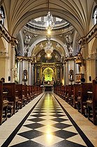 Biosphoto | 1604859 | Nave of the church of the Dominican convent of Nuestra Señora del Rosario, Lima, UNESCO World Heritage Site, Peru, South America | © Florian Kopp / imageBROKER / Biosphoto