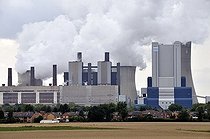 Biosphoto | 1603541 | Niederaussem Power Station, a lignite-fired power station by RWE PowerAG in Bergheim-Niederaussem, Rhein-Erft-Kreis district, North Rhine-Westphalia, Germany, Europe | © Walter G. Allgoewer / imageBROKER / Biosphoto