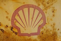 Biosphoto | 1497289 | Old oelbarrel of the company shell | &copy; Ulrich Niehoff / imageBROKER / Biosphoto