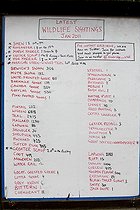 Biosphoto | 1250889 | Ornithological  information Table WWT Slimbridge Reserve UK | &copy; Michel Gunther / Biosphoto