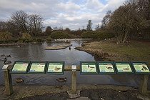 Biosphoto | 1250998 | Panneau d'information WWT Slimbridge Reserve RU | &copy; Michel Gunther / Biosphoto
