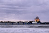 Biosphoto | 1610510 | Pier of Sellin during a storm tide, Mecklenburg-Western Pomerania, Germany, Europe | &copy; Kevin Proennecke / imageBROKER / Biosphoto
