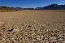 Biosphoto | 1249452 | Pierres mouvantes Racetrack Playa PN Vallée de la Mort USA | &copy; Daniel Heuclin / Biosphoto