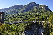 Biosphoto | 2584411 | Pont de l'Abîme, above the river Chéran, Gruffy, Haute-Savoie, Auvergne-Rhône-Alpes, France | &copy; Sylvain Cordier / Biosphoto