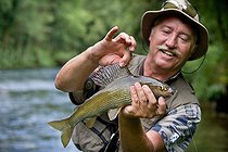 Biosphoto | 1254303 | Presentation of an European Grayling High Loue River France | &copy; Bruno Mathieu / Biosphoto