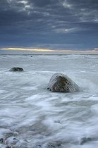 Biosphoto | 1604188 | Rain front on the west coast of Ruegen, Mecklenburg-Western Pomerania, Germany, Europe | &copy; Kevin Proennecke / imageBROKER / Biosphoto