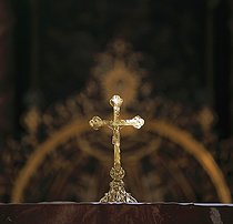 Biosphoto | 1607327 | Rear of a cross, Christianity | © Walter G. Allgoewer / imageBROKER / Biosphoto