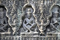 Biosphoto | 1600606 | Relief, ruins of the Prasat Preah Khan temple complex, Angkor, UNESCO World Heritage Site, Siem Reap, Cambodia, Asia | © Walter G. Allgoewer / imageBROKER / Biosphoto