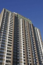 Biosphoto | 1606120 | Residential high-rise building, Meschenich district in Cologne, North Rhine-Westphalia, Germany, Europe | © Walter G. Allgoewer / imageBROKER / Biosphoto