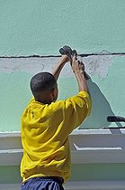 Biosphoto | 1601938 | Restoration work in Bo-Kaap, the traditional muslim city district in Cape Town, South Africa, Africa | © Walter G. Allgoewer / imageBROKER / Biosphoto