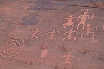 Biosphoto | 1249035 | Rock carvings in the Park Valley of Fire Nevada USA | &copy; Jean-François Noblet / Biosphoto