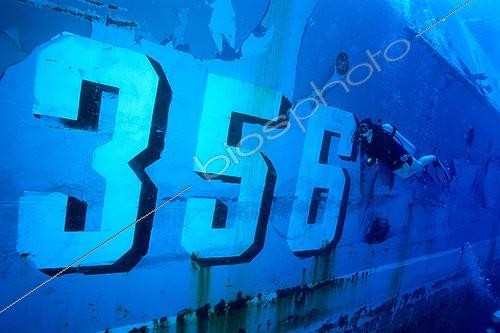 Biosphoto | 643607 | Russian wreck of the 356 flowed for divers Cayman Islands | &copy; Didier Brandelet / Biosphoto