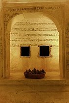 Biosphoto | 1608237 | Sanskrit mantras, Devigarh Palace Hotel, near Udaipur, Rajasthan, India, Asia | © Olaf Krueger / imageBROKER / Biosphoto