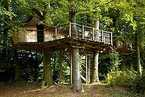Biosphoto | 1251342 | Sheds in tree in Domaines des Ormes | &copy; Franck Fouquet / Biosphoto