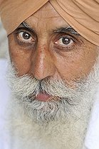 Biosphoto | 1609346 | Sikh, portrait, Harmandir Sahib or Golden Temple, Amritsar, Punjab, North India, India, Asie | &copy; Olaf Krueger / imageBROKER / Biosphoto