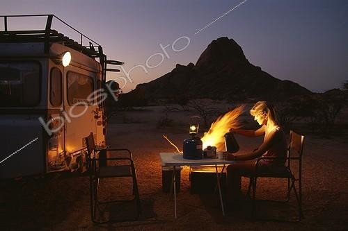 Biosphoto | 5731 | Soirée en safari Damaraland Namibie | &copy; Theo Allofs / Biosphoto