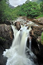 Biosphoto | 2583179 | Steall waterfall, Glen Nevis, Grampians Mountains, Highlands, Scotland, UK | &copy; Robin Fourré / Biosphoto