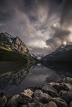 Biosphoto | 2483154 | Storm clouds, Banff National Park, Alberta, Canada. | &copy; Jonathan Tucker / Stocktrek Images / Biosphoto