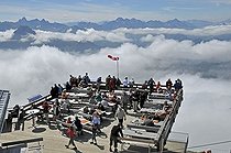 Biosphoto | 1601545 | Summit station of Nebelhorn Mountain, Allgaeuer Alps, Bavaria, Germany, Europe | © Walter G. Allgoewer / imageBROKER / Biosphoto