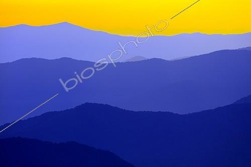 Biosphoto | 2057641 | Sunset view from Clingmans Dome, Great Smoky Mountains National Park, North Carolina, USA | &copy; Michael Turco / Biosphoto
