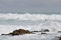 Biosphoto | 1601960 | Surf at Cape Agulhas, Africa's southernmost point, Western Cape Province, South Africa | &copy; Walter G. Allgoewer / imageBROKER / Biosphoto