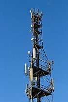 Biosphoto | 2575228 | Telephone tower, Sarthe, France | &copy; Michel Gile / Biosphoto