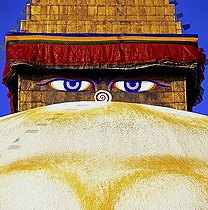 Biosphoto | 1607207 | The all seeing eyes of Buddha, Kathmandu, Nepal | © Walter G. Allgoewer / imageBROKER / Biosphoto