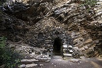 Biosphoto | 2593244 | The Grotte de Brando, where you can see stalactite and stalagmite concretions, the cave is about 30 metres deep, here the entrance to the Grotte de Brando, Corsica, France. | &copy; Hyacinthe Sambroni / Biosphoto