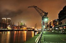 Biosphoto | 1601685 | The old harbour Puerto Madero at night, restored for tourists, Buenos Aires, Argentina, South America | © Florian Kopp / imageBROKER / Biosphoto