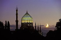 Biosphoto | 1606759 | The so called Tabakmoschee (tabacco mosque) Yenidze, a former tabacco factory, Dresden, Saxony, Germany | © Michael Peuckert / imageBROKER / Biosphoto