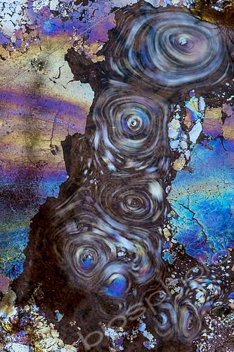 Biosphoto | 2101222 | Tourbillons à la surface d'une eau ferrugineuse | &copy; Pedro Javier Pascual Hernandez / Biosphoto