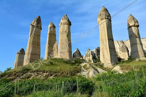 Biosphoto | 2057066 | Turkey. Cappadocia. Near Goreme, the Love Valley is named after the phalllic shape of its fairychimneys. | &copy; Antoine Lorgnier / Biosphoto