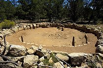 Biosphoto | 1250009 | Tusayan Ruins Grand Canyon South Rim Arizone USA | &copy; Daniel Heuclin / Biosphoto