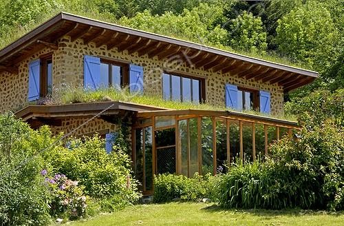 Biosphoto | 166922 | Vegetable house near Gerardmer France | &copy; Denis Bringard / Biosphoto