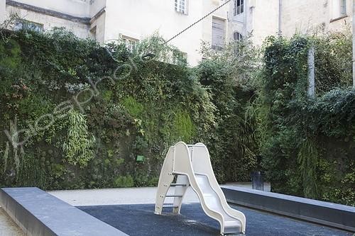 Biosphoto | 911669 | Vertical garden and game garden | &copy; NouN / Biosphoto