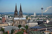 Biosphoto | 1602602 | View from LVR tower, Cologne, North Rhine-Westphalia, Germany | © Walter G. Allgoewer / imageBROKER / Biosphoto