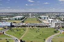 Biosphoto | 1600414 | View from the television tower on the government district, architect Oscar Niemeyer, Brasilia, Distrito Federal state, Brazil, South America | © Florian Kopp / imageBROKER / Biosphoto